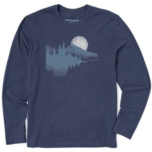 Life Is Good Watercolor Lakeside Crusher Tee- S